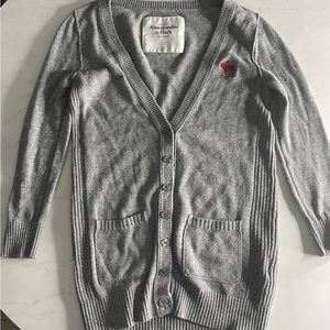 Medium Abercrombie & Fitch Cardigan Grey